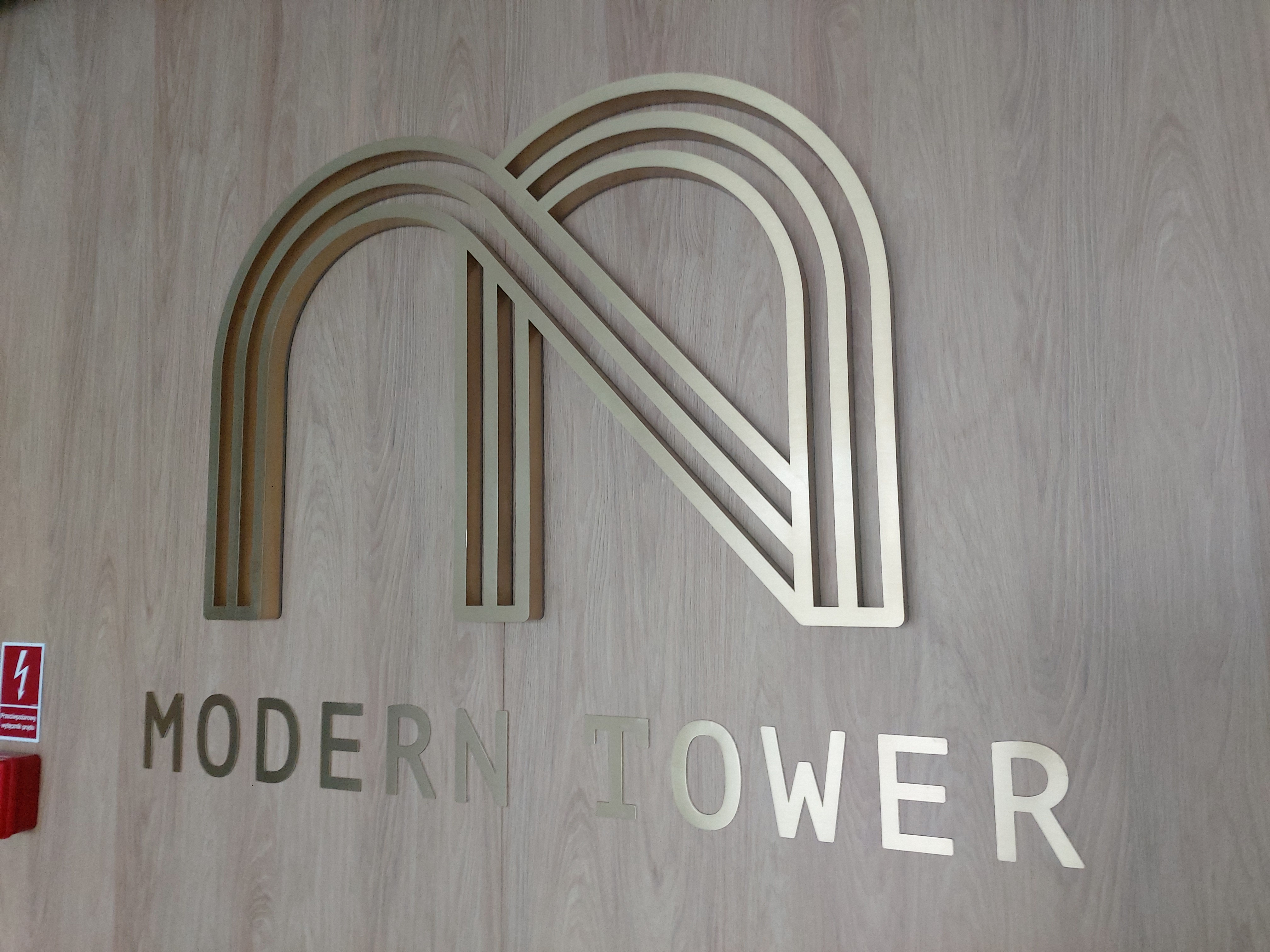 Litery reklamowe Modern Tower w Gdyni